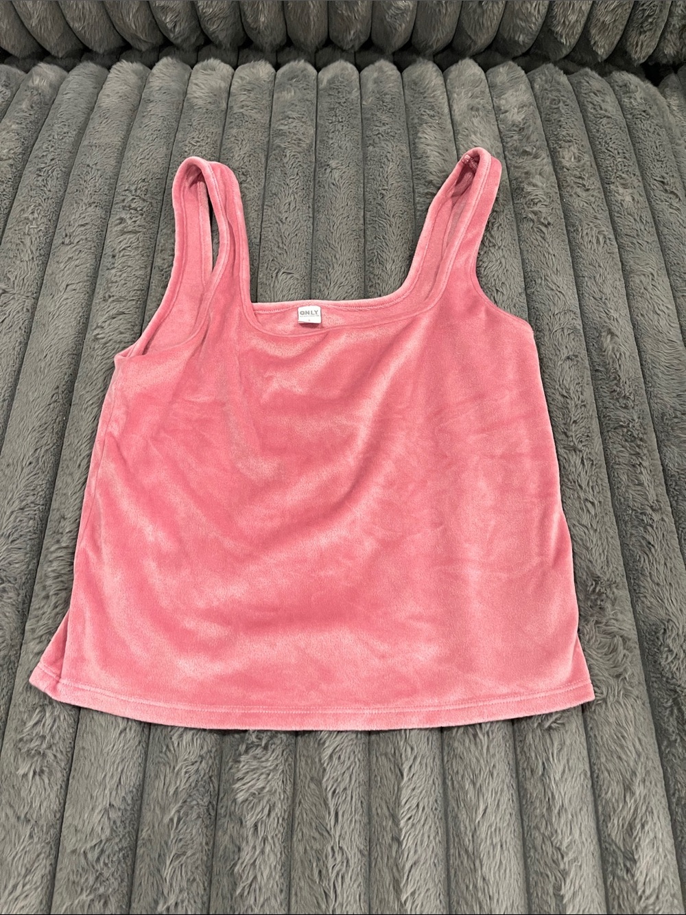 Only Pink Velvet lounge/pajamaTank Top - Women's Sleeveless Scoop Neck Cami